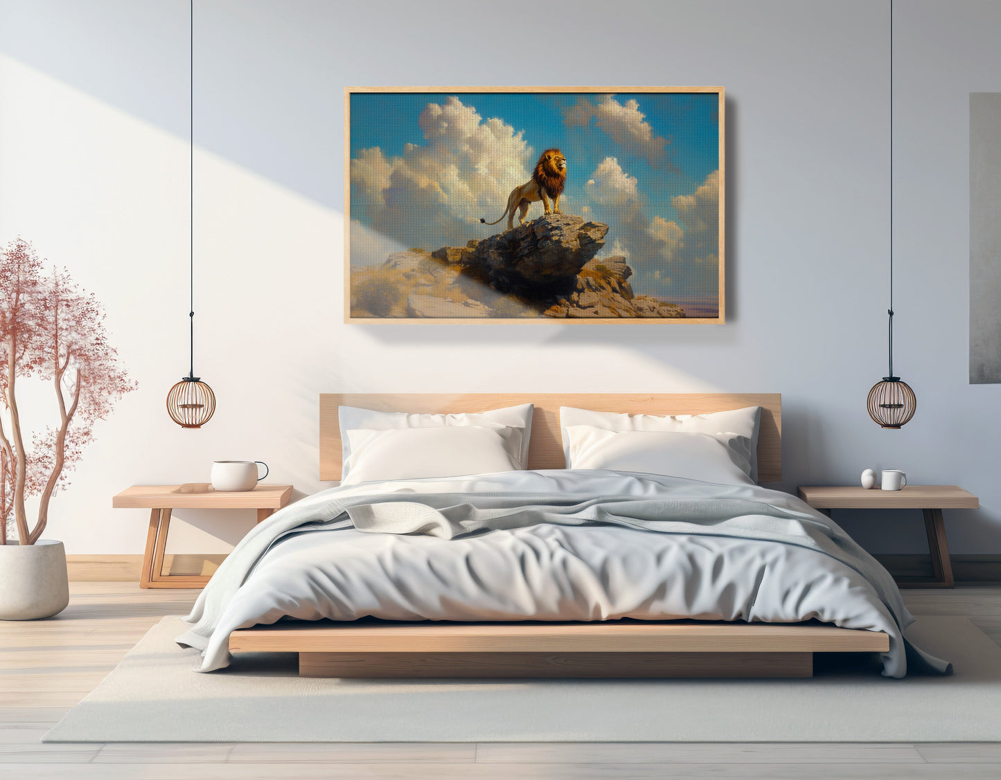Majestic Lion Safari African American canvas print view 51