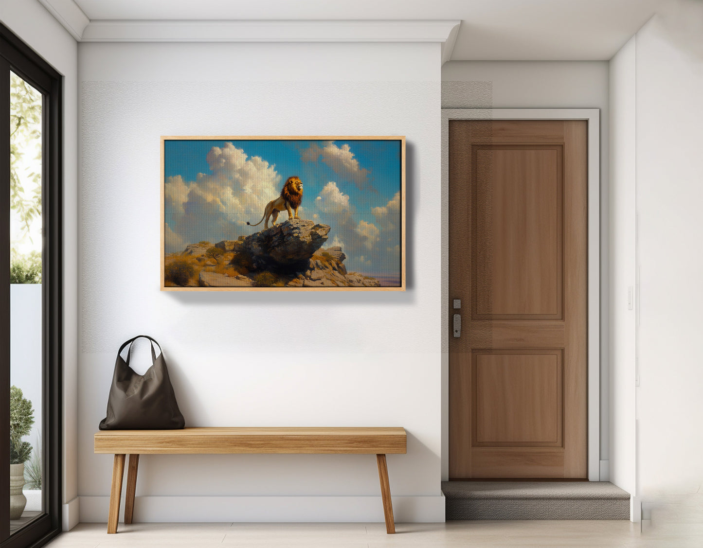 Majestic Lion Safari African American canvas print view 53