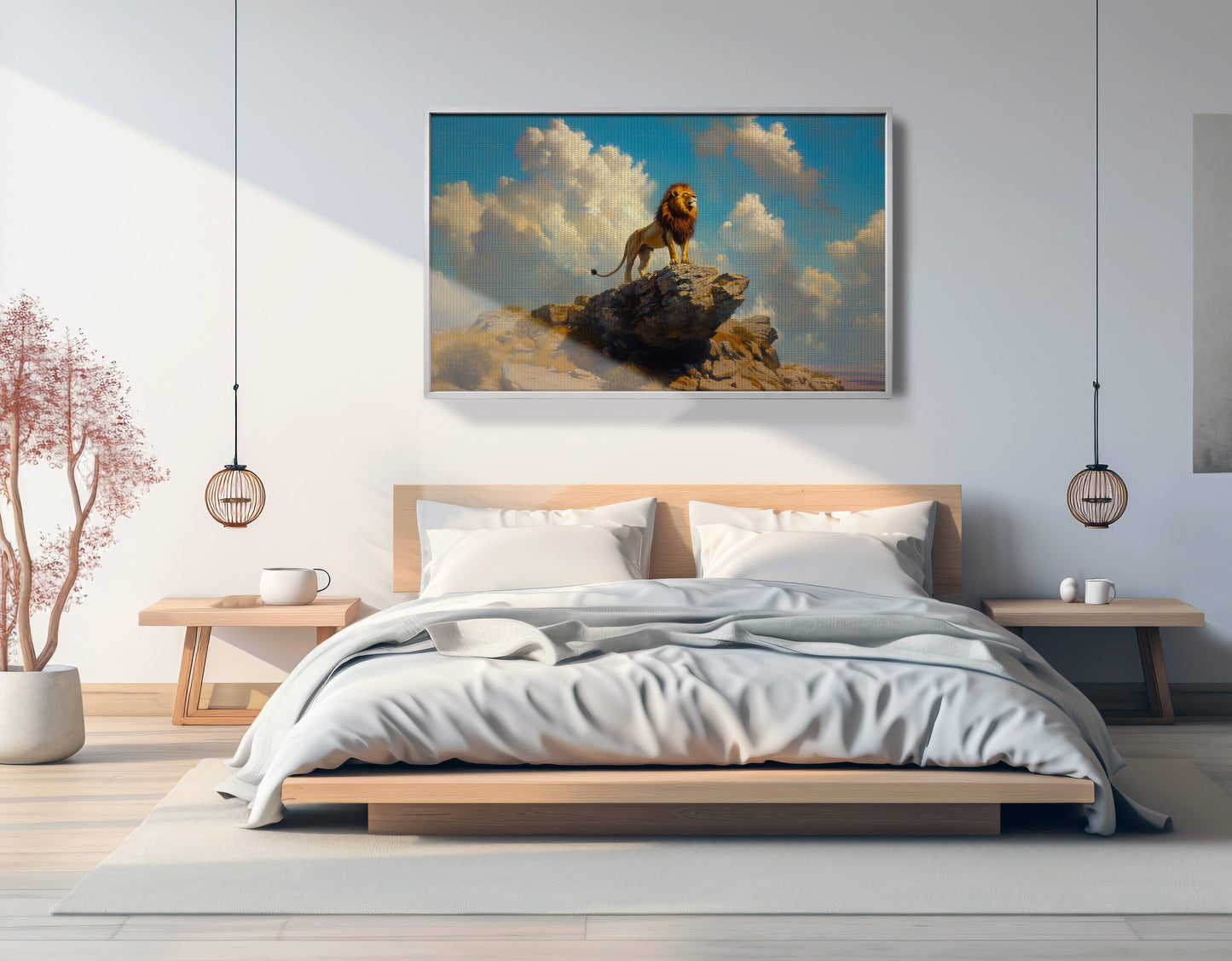 Majestic Lion Safari African American canvas print view 57