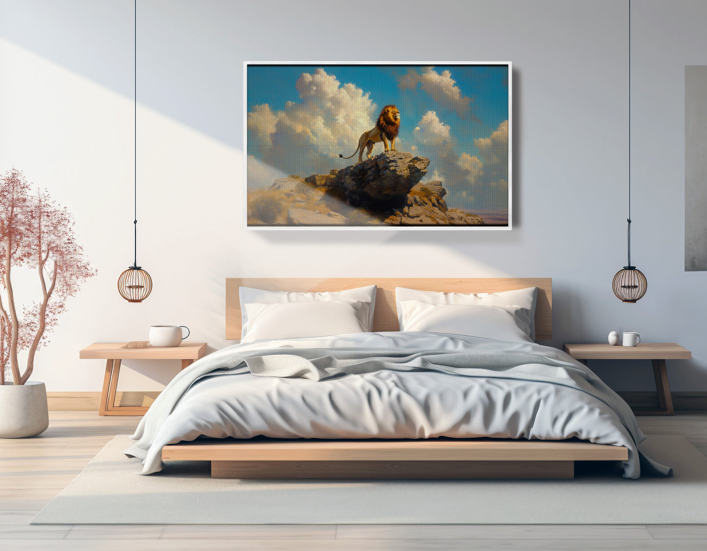 Majestic Lion Safari African American canvas print view 63