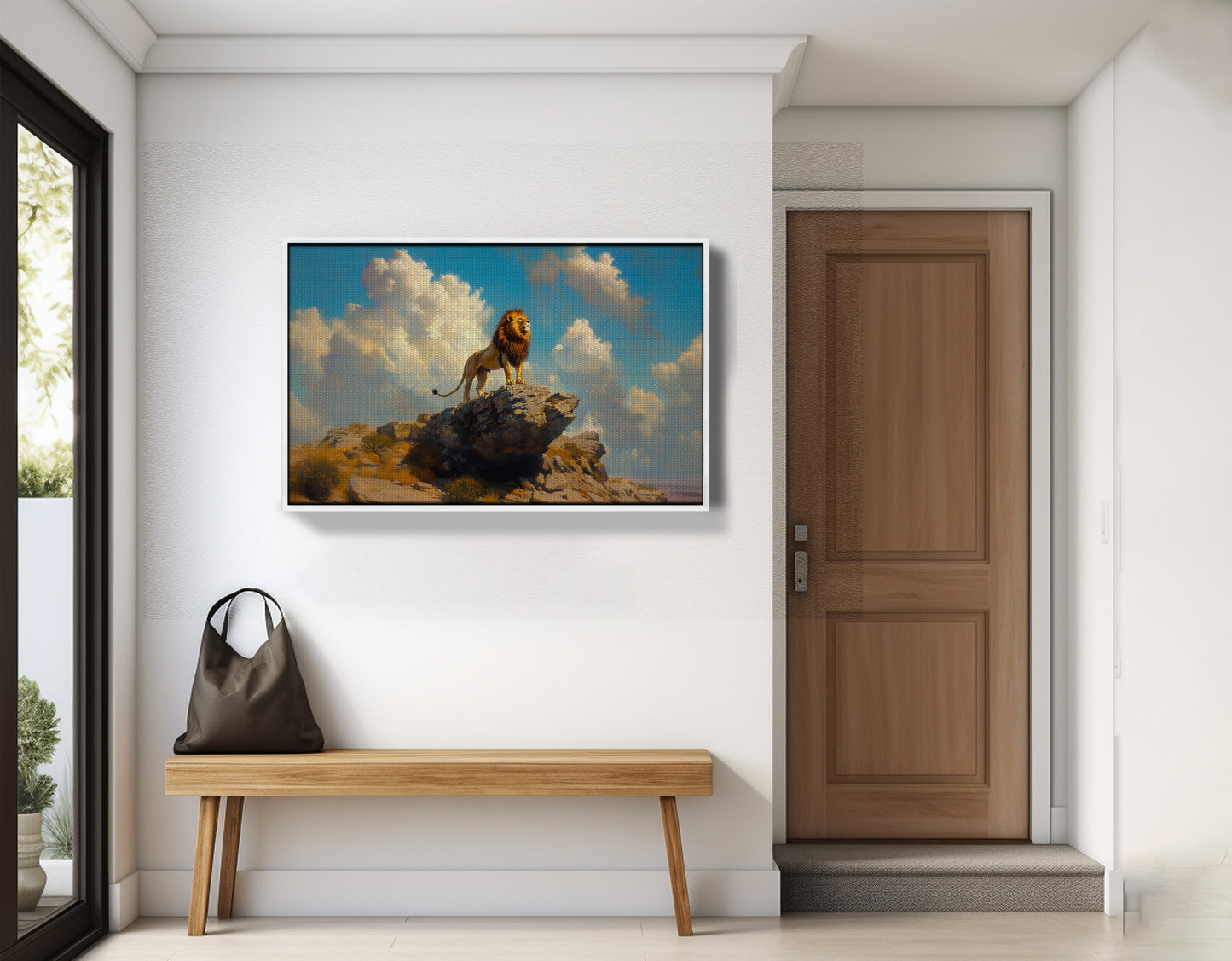 Majestic Lion Safari African American canvas print view 65