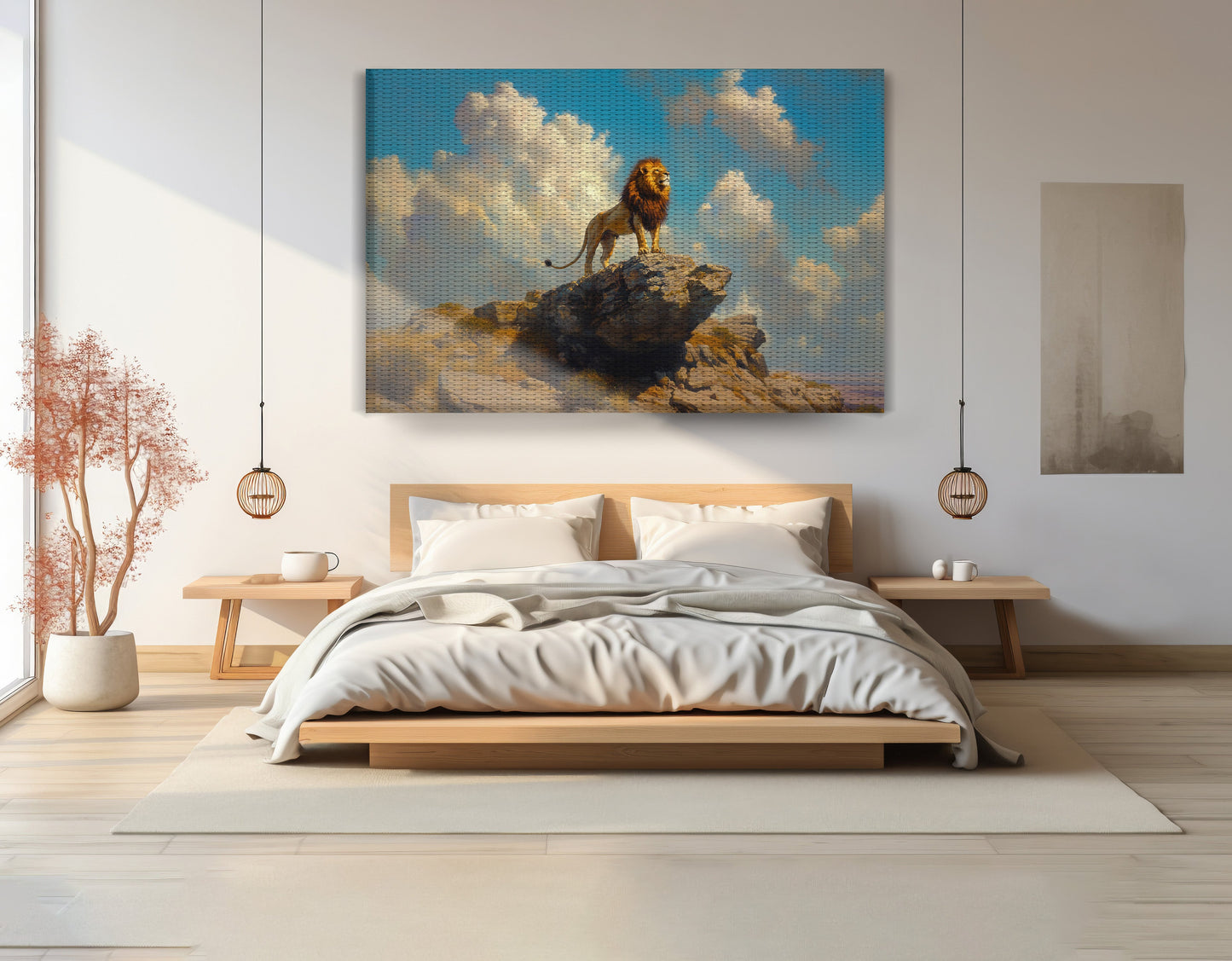 Majestic Lion Safari African American canvas print view 15