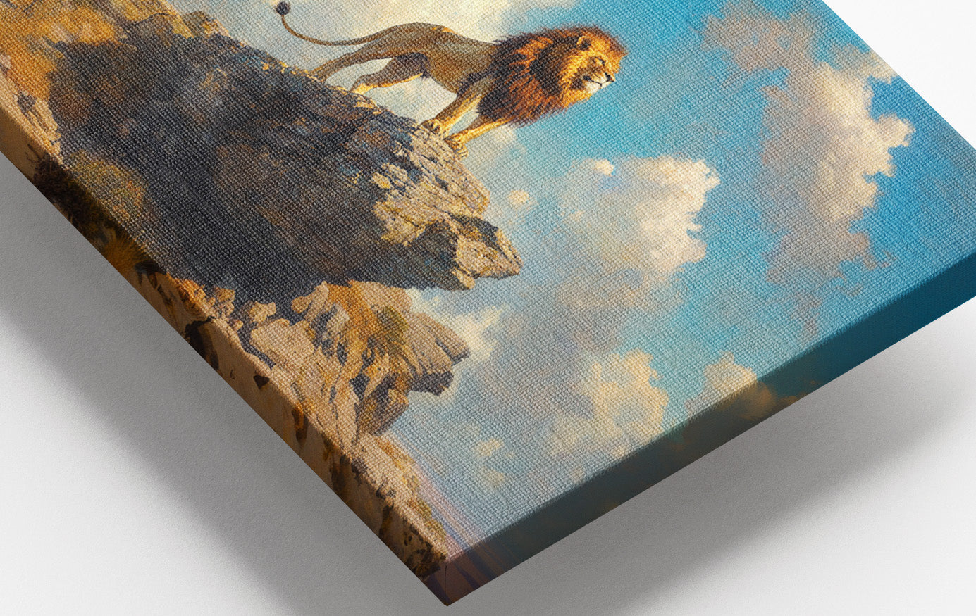 Majestic Lion Safari African American canvas print view 16