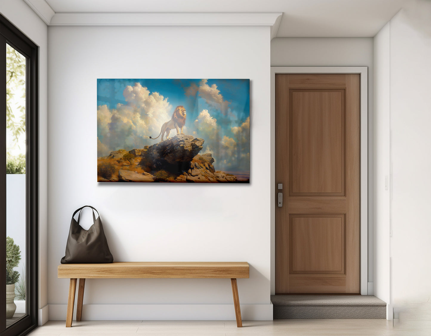 Majestic Lion Safari African American canvas print view 21