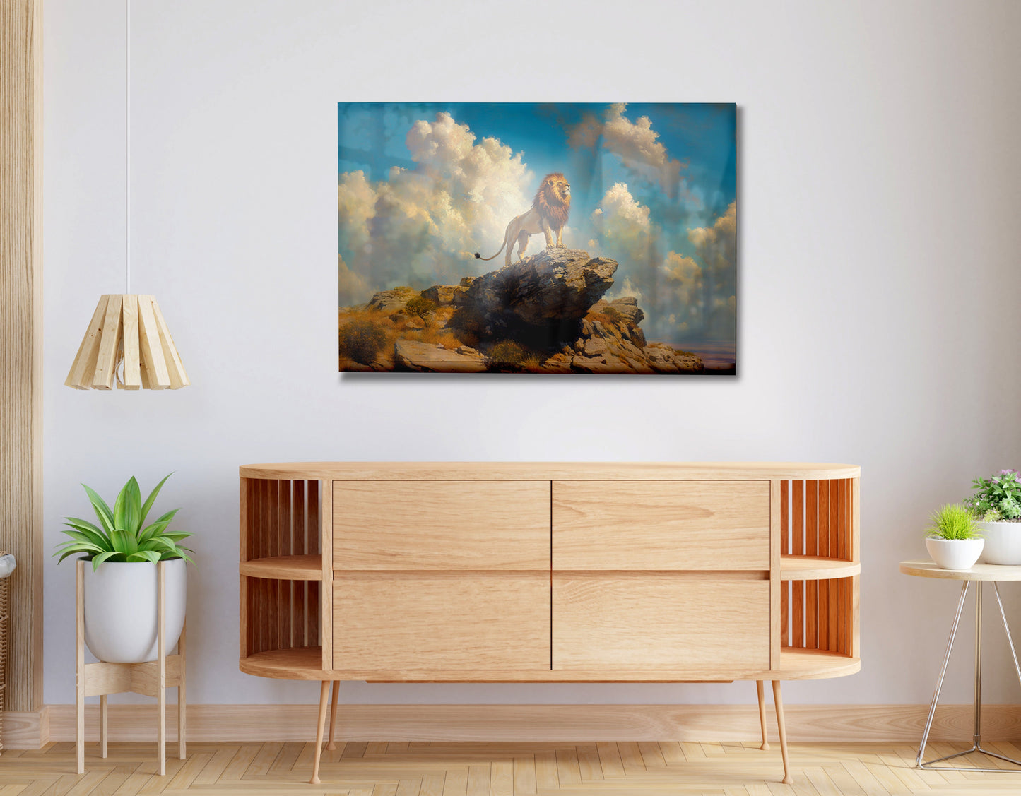 Majestic Lion Safari African American canvas print view 23