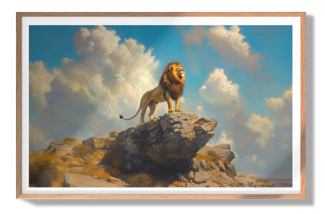 Majestic Lion Safari African American canvas print view 79