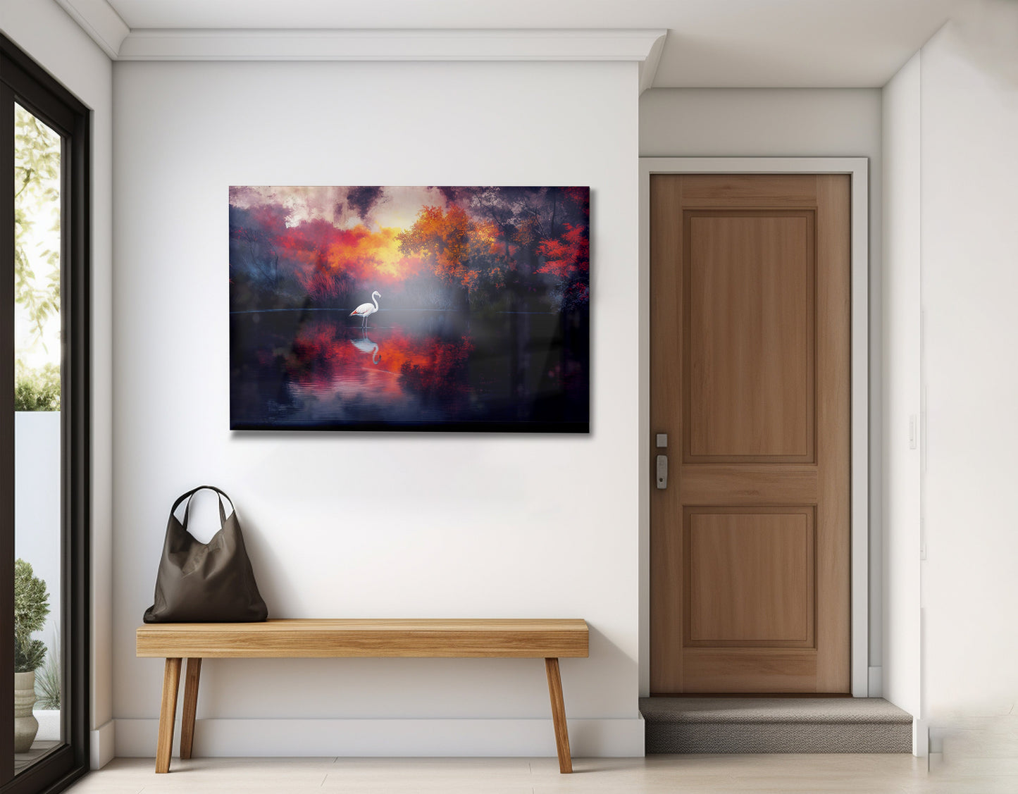 Swan Lake Sunset African American canvas print view 21