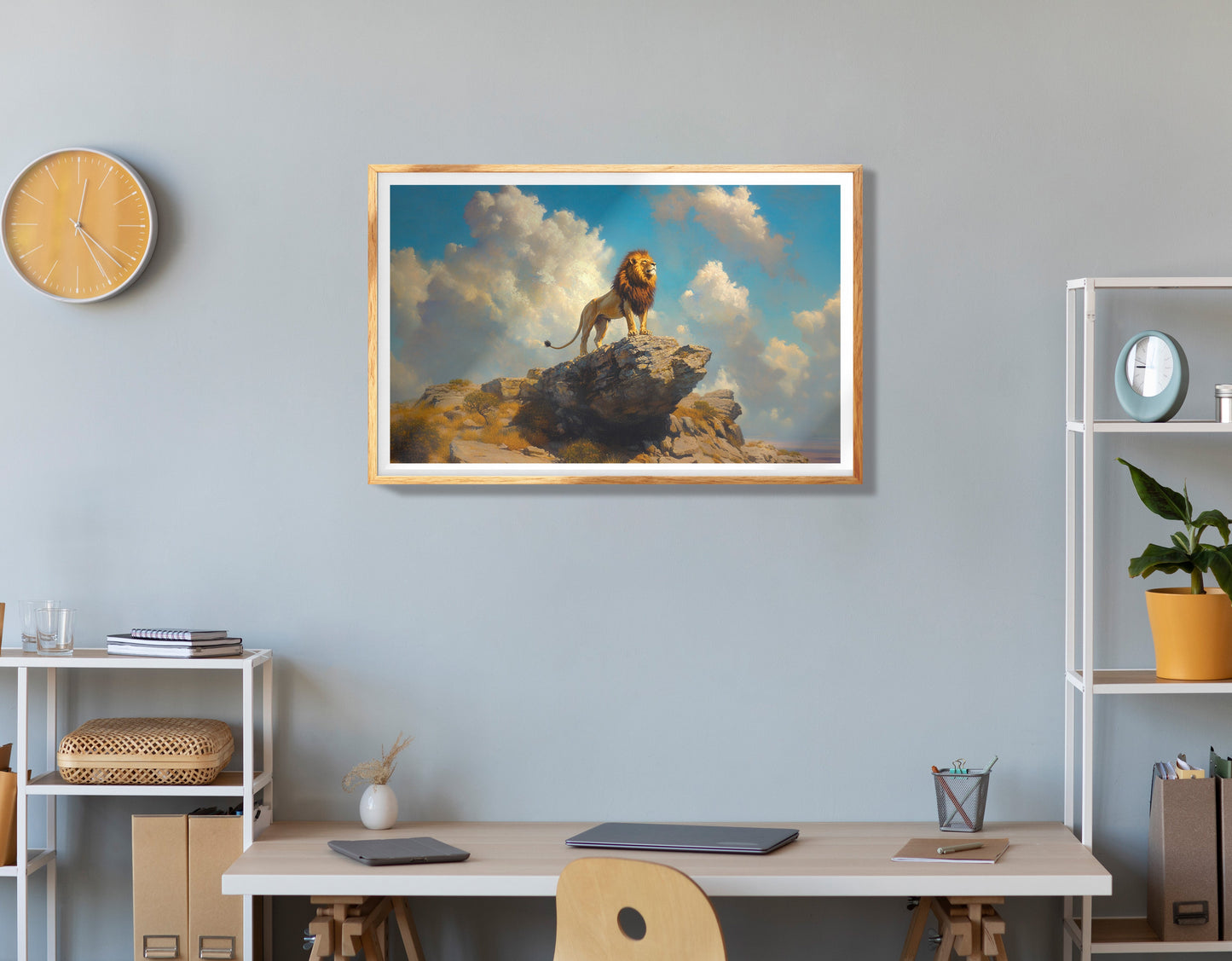 Swan Lake Sunset African American canvas print view 78