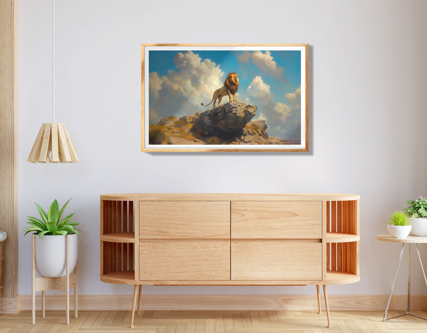 Swan Lake Sunset African American canvas print view 74