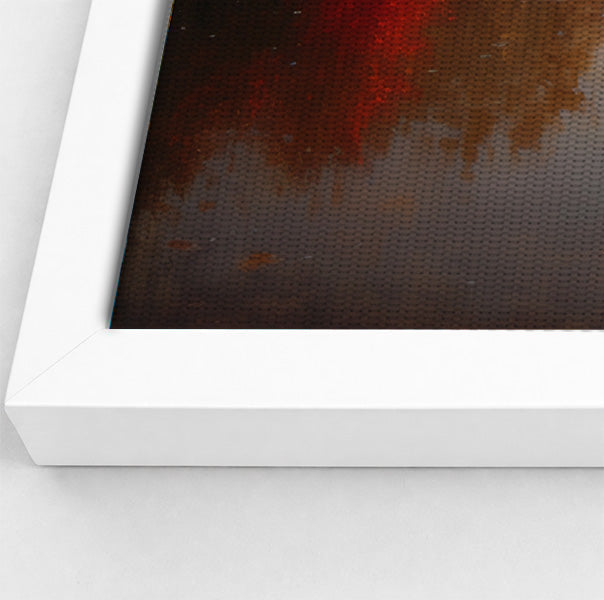 Romantic Swans at Sunset Black love wall art view 64
