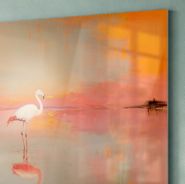Pink Flamingo Lake African American canvas print view 22