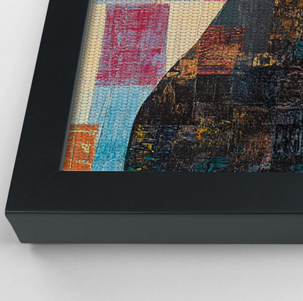 Black Lesbian Couple Portrait Black love wall art view 28