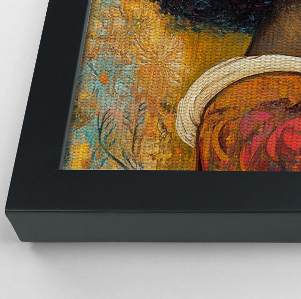 Black Lesbian Couple Embrace Black love wall art view 28