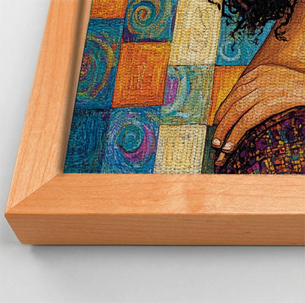 Black Couple Love Portrait Black love wall art view 46