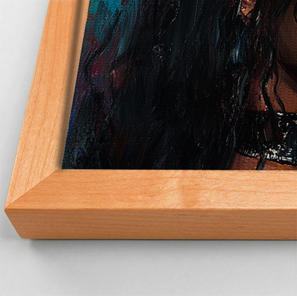 Black Love Couple Portrait Black love wall art view 46