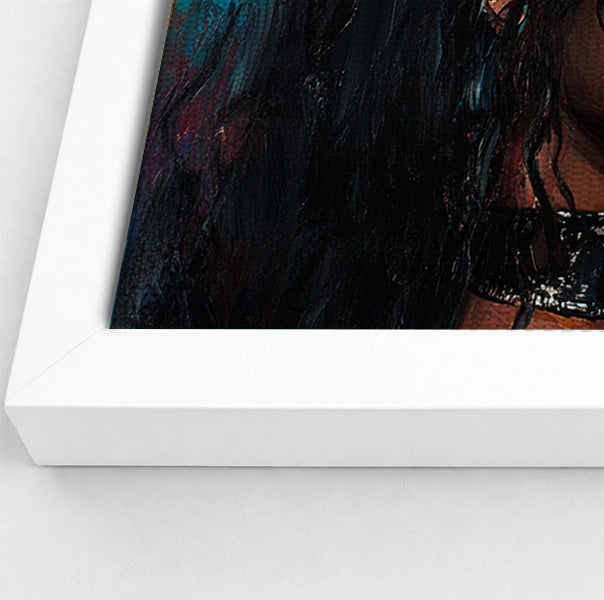 Black Love Couple Portrait Black love wall art view 64