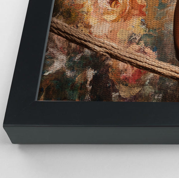 Elegant Black Woman Floral Portrait African American wall art view 28