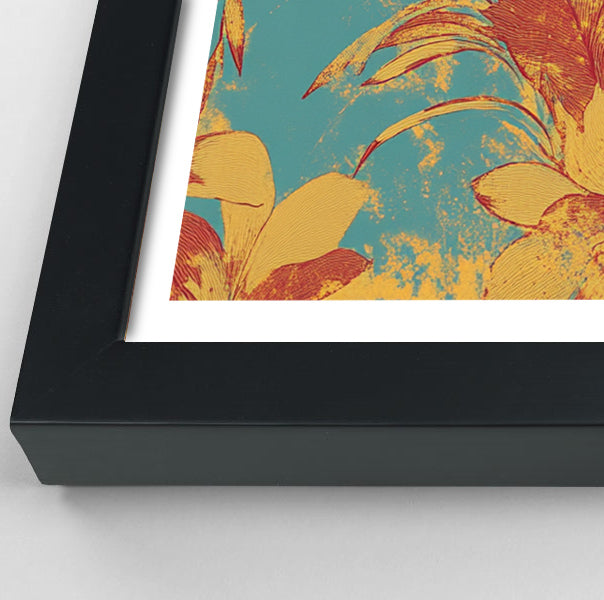 Black Woman Floral Portrait African American wall art view 70
