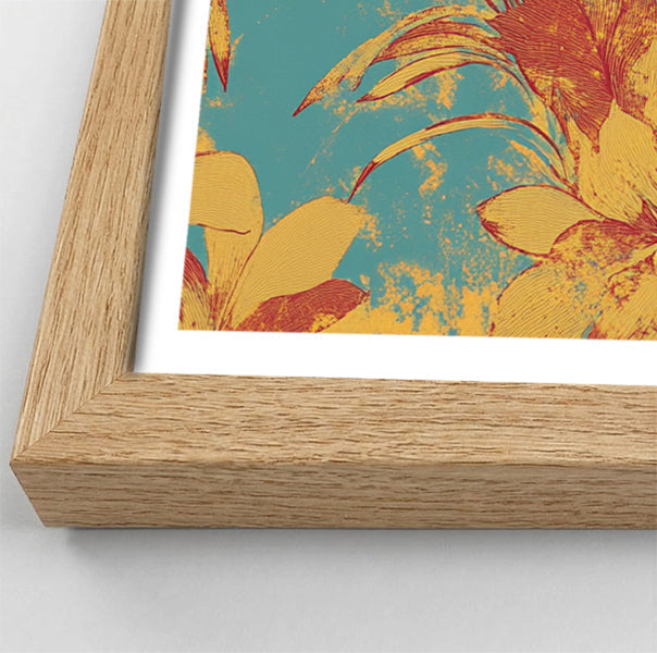 Black Woman Floral Portrait African American wall art view 76