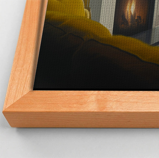 Black Woman Reading by Fireplace African American wall art view 46