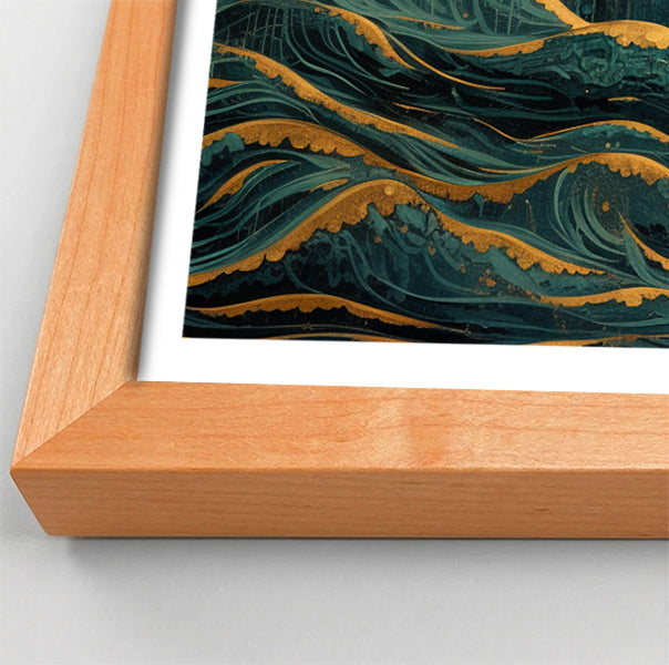 Moonlit Jellyfish Ocean Black Caribbean wall art view 82