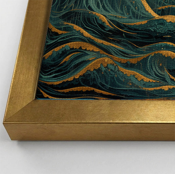 Moonlit Jellyfish Ocean Black Caribbean wall art view 40