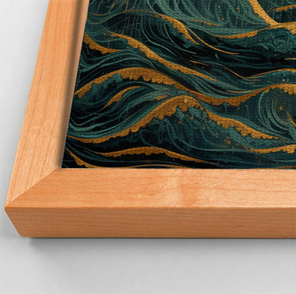 Moonlit Jellyfish Ocean Black Caribbean wall art view 46