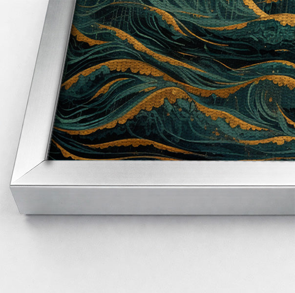 Moonlit Jellyfish Ocean Black Caribbean wall art view 58
