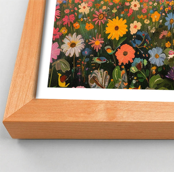 Elephant Family Floral African American canvas print view 82