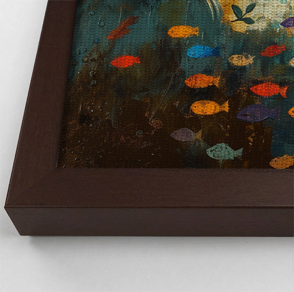 Black Mermaid Ocean Sunset Caribbean wall art view 34