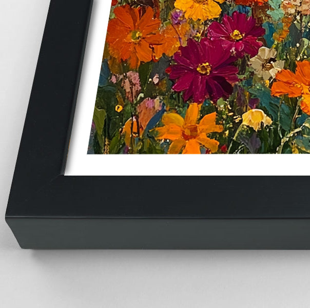 Elephant Pair Floral African American canvas print view 70