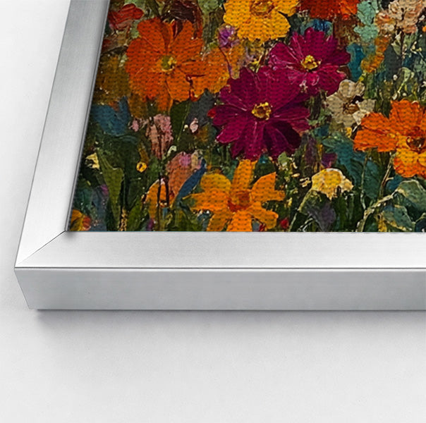 Elephant Pair Floral African American canvas print view 58
