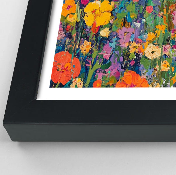 Elephant Floral Safari African American canvas print view 70