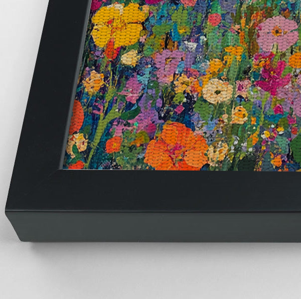 Elephant Floral Safari African American canvas print view 28