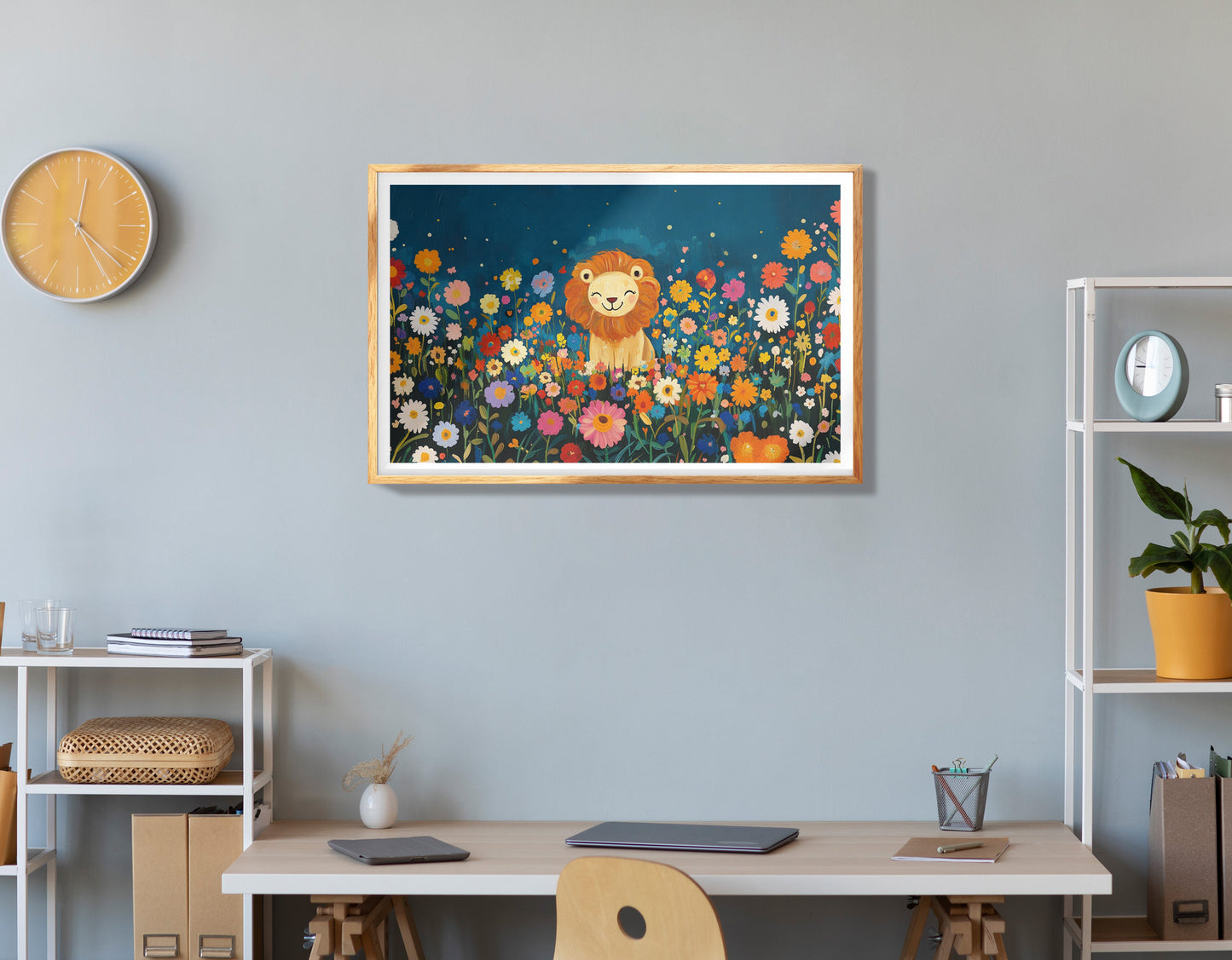 Black Mermaid Ocean Sunset Caribbean wall art view 78