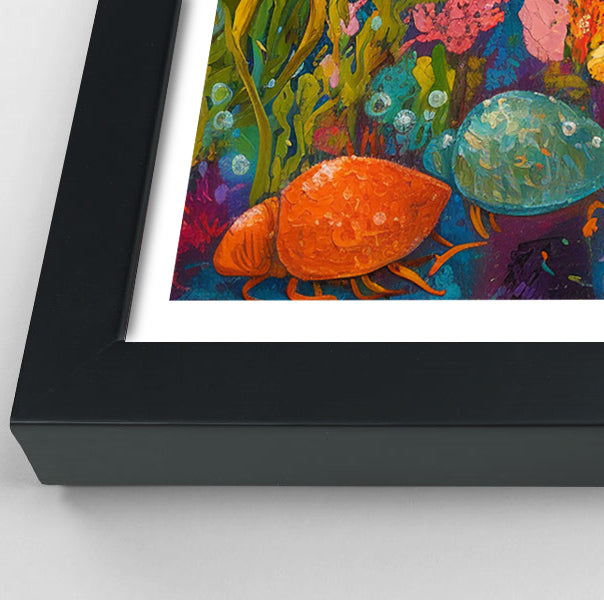 Black Mermaid Underwater Fantasy African American canvas print view 70