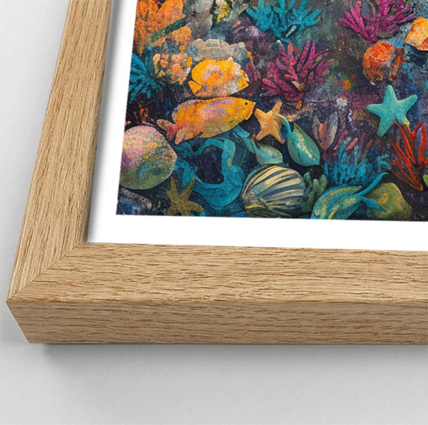 Black Mermaid Ocean Fantasy Caribbean wall art view 76