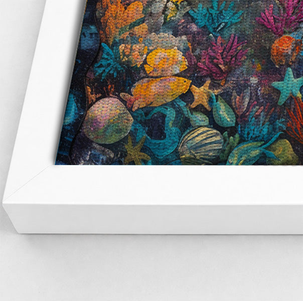 Black Mermaid Ocean Fantasy Caribbean wall art view 64
