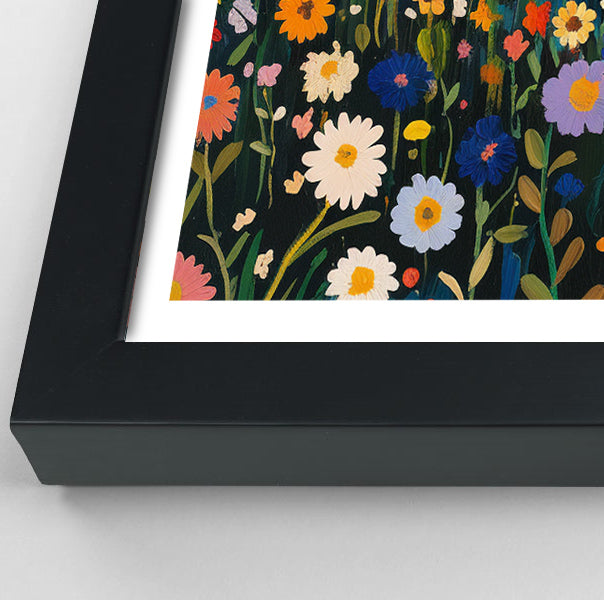 Lion Wildflower Garden African American canvas print view 70