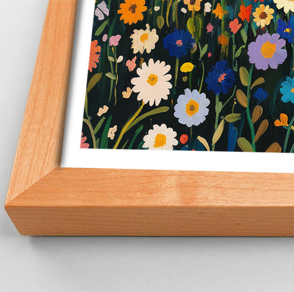 Lion Wildflower Garden African American canvas print view 82