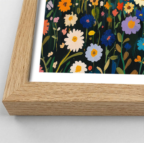 Lion Wildflower Garden African American canvas print view 76