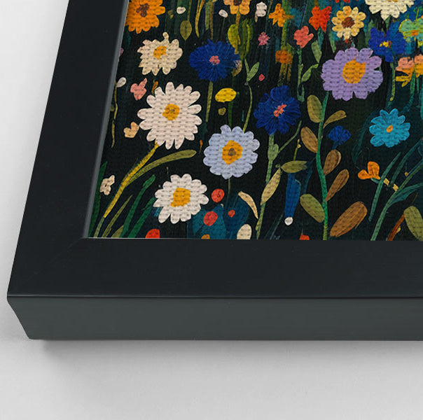 Lion Wildflower Garden African American canvas print view 28