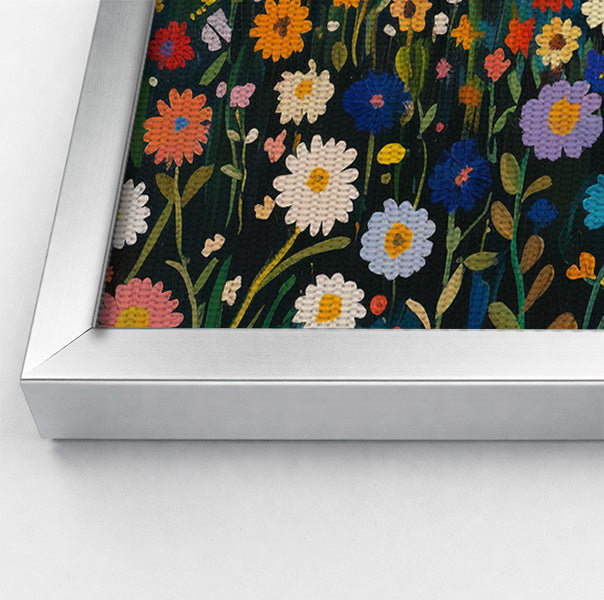 Lion Wildflower Garden African American canvas print view 58