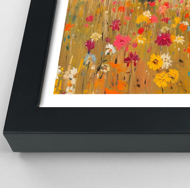 Elephant Herd Wildflower African American canvas print view 70