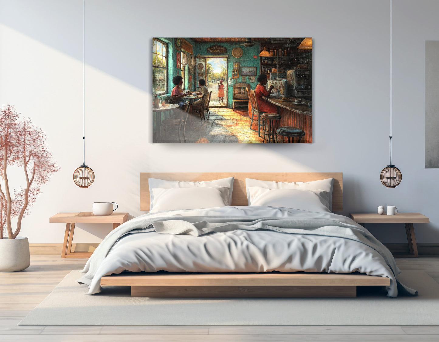 Cozy Black Kitchen Dining Room Black kitchen wall art displayed as bedroom wall decor
