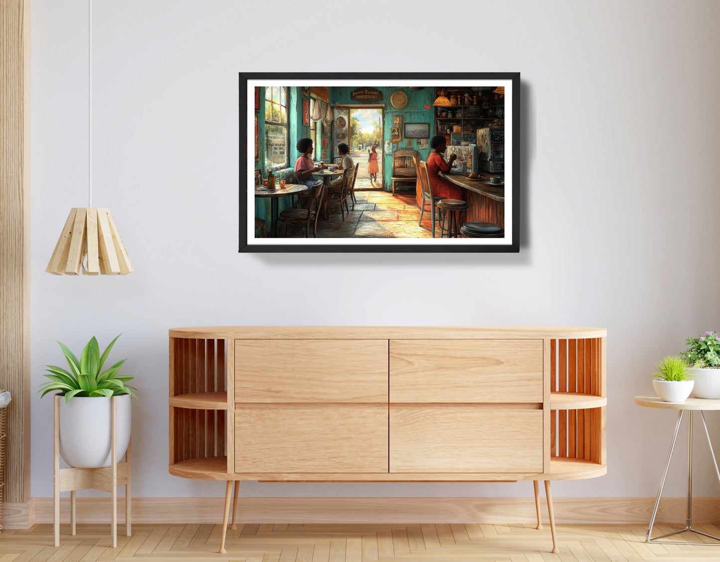 Cozy Black Kitchen Dining Room Black kitchen wall art view 68