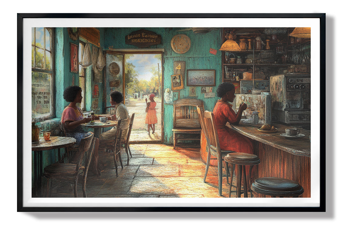 Cozy Black Kitchen Dining Room Black kitchen wall art view 67