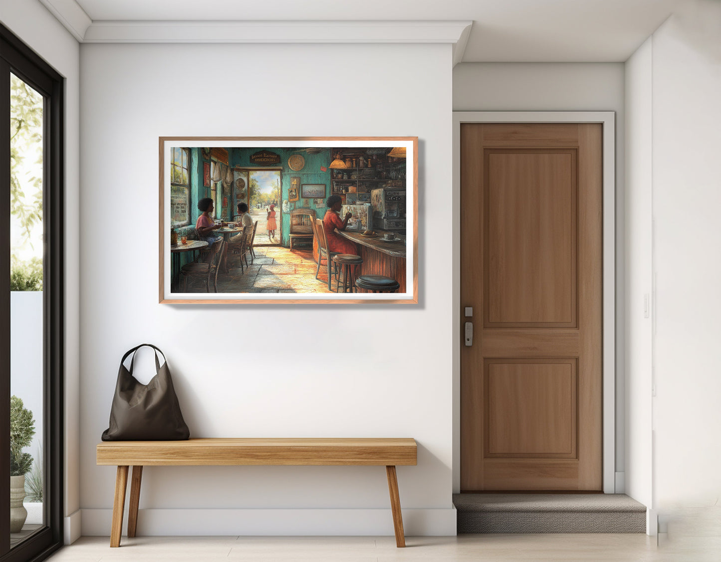 Cozy Black Kitchen Dining Room Black kitchen wall art view 83