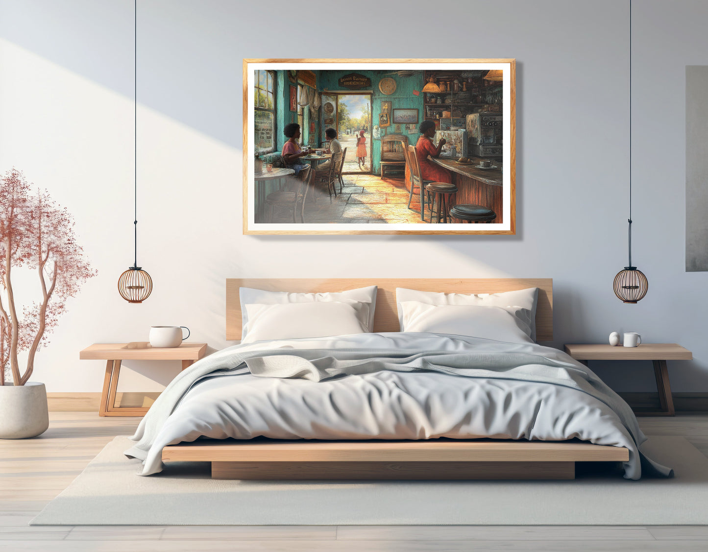Cozy Black Kitchen Dining Room Black kitchen wall art view 75