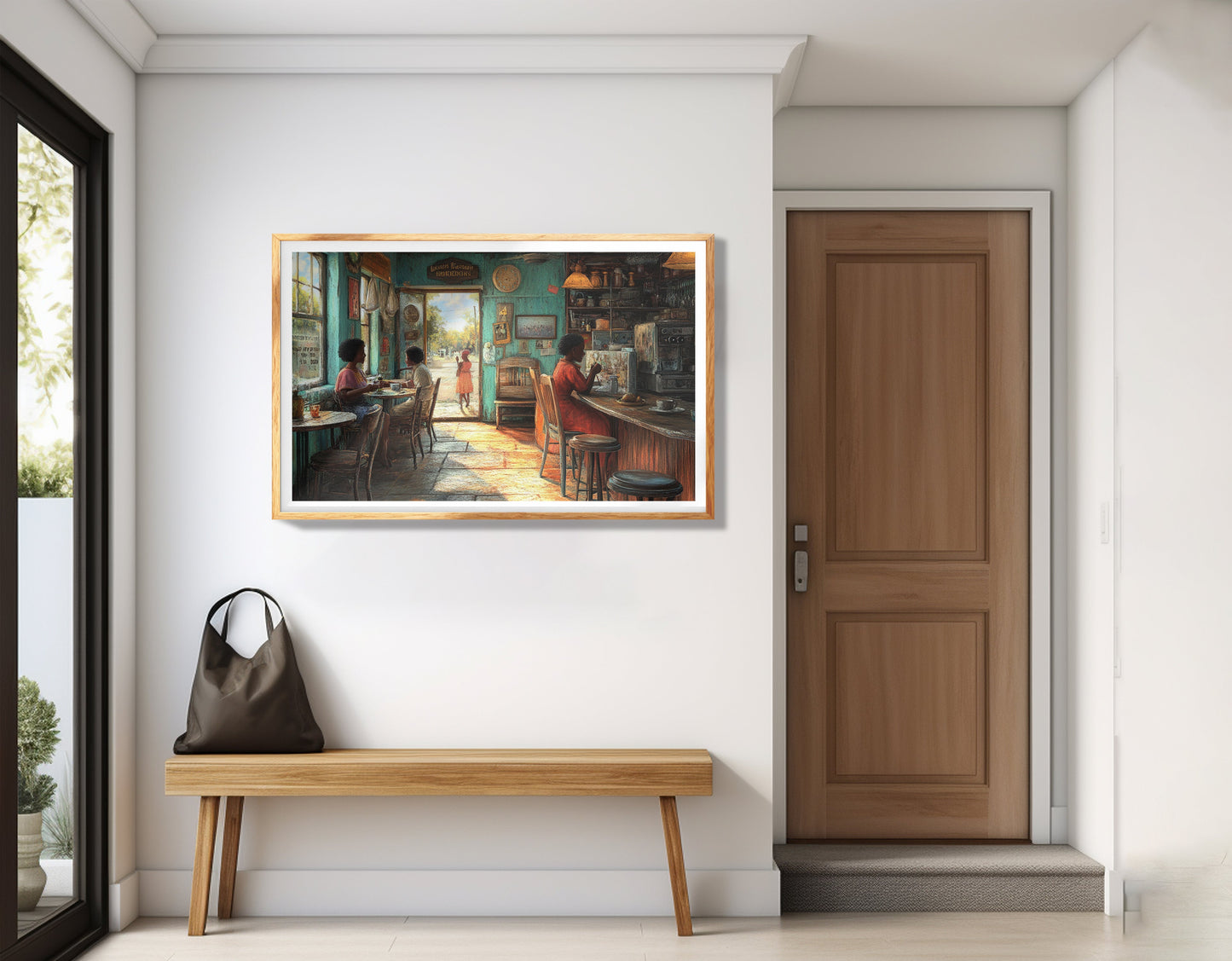 Cozy Black Kitchen Dining Room Black kitchen wall art view 77